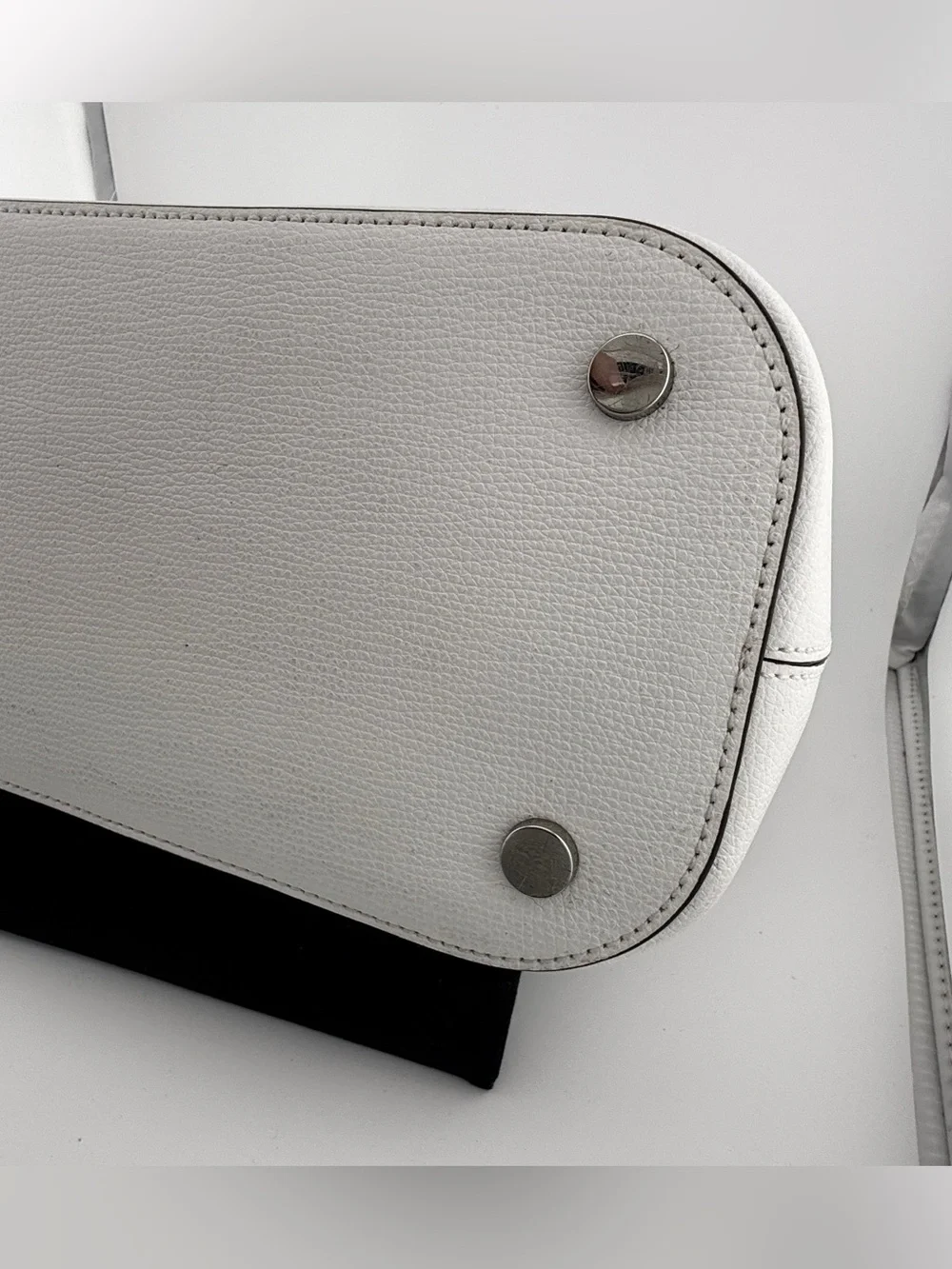 Kate Spade Sylvia Perforated Large Dome Satchel - Optic White